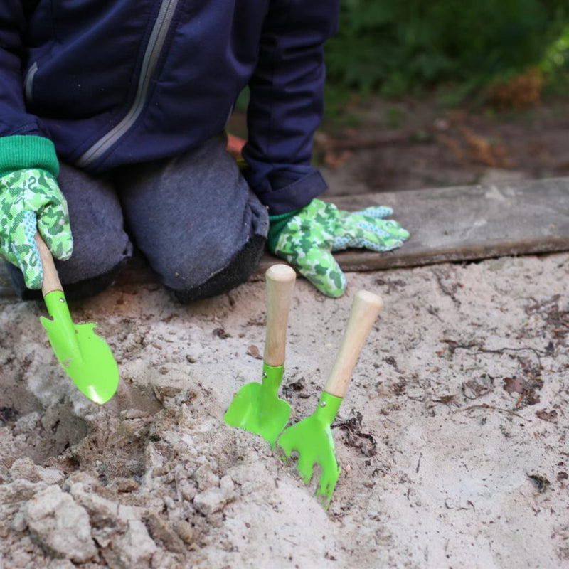 Load image into Gallery viewer, Esschert Design Esschert Design Kinder-Tuingereedschap 3-delig Groen