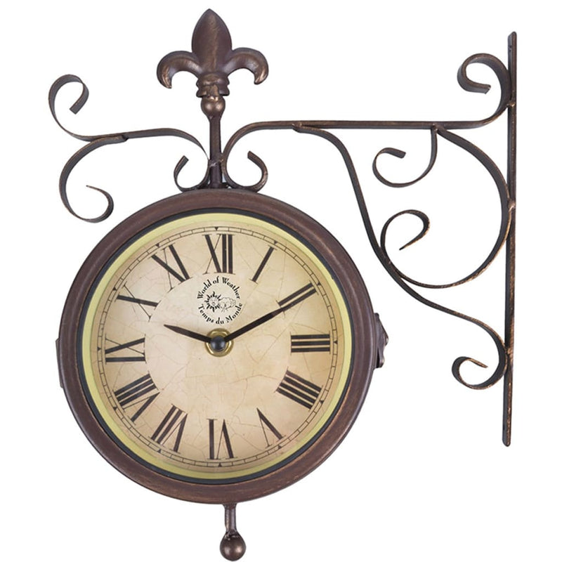 Load image into Gallery viewer, Esschert design stationsklok met thermometer tf005