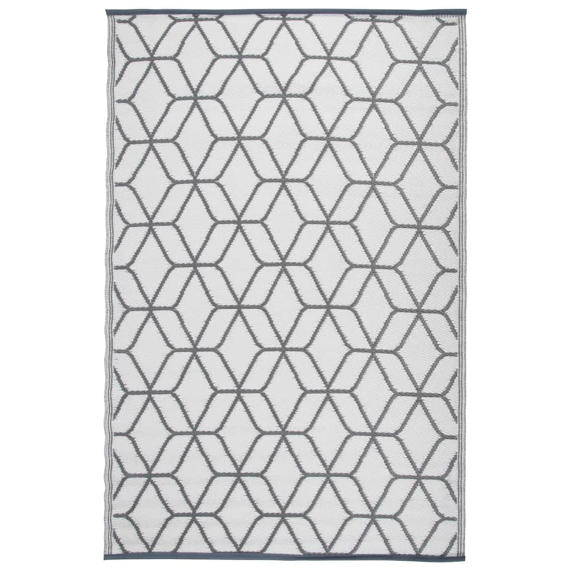 Load image into Gallery viewer, Esschert design buitenkleed 180x121 cm grijs en wit oc25