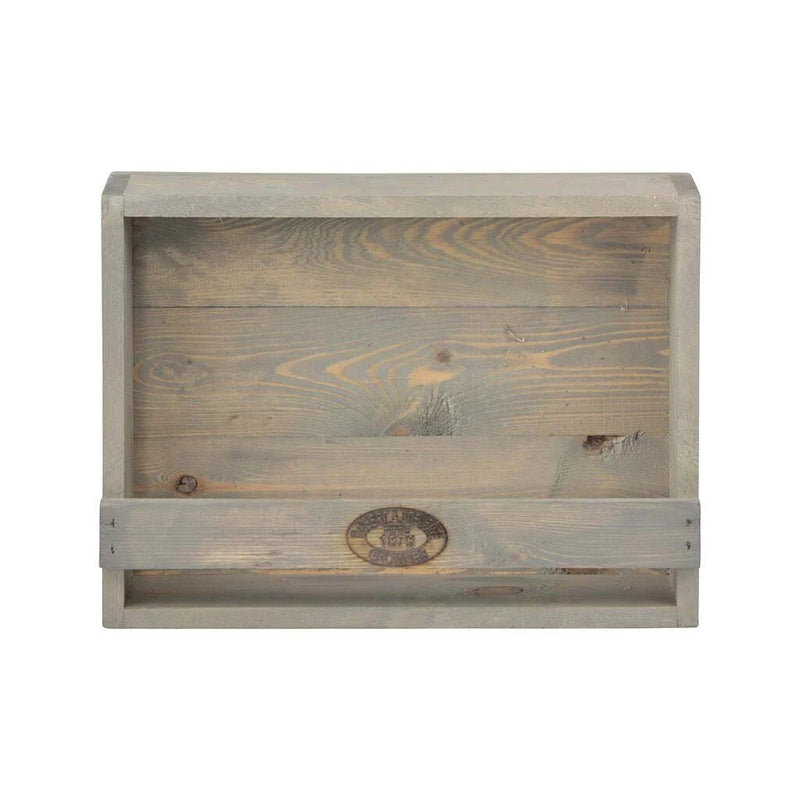 Afbeelding laden in galerijviewer, Esschert design houten bloempothouder 12.3x39.1x28.9 cm grijs
