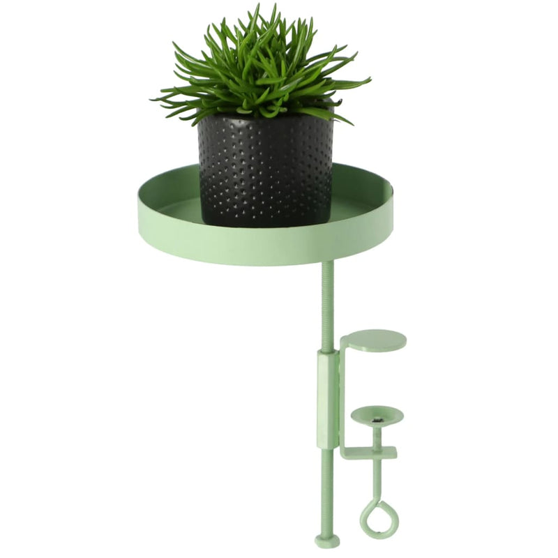 Load image into Gallery viewer, Esschert design plantenblad met klem rond s groen