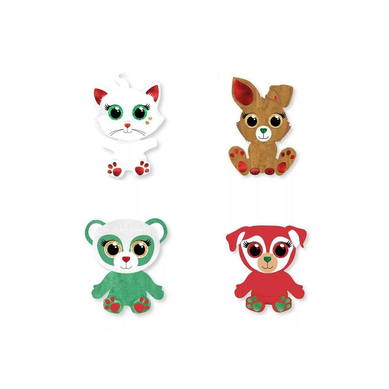 Load image into Gallery viewer, Ojo kerstmis pluche collectables 10cm 4 assorti