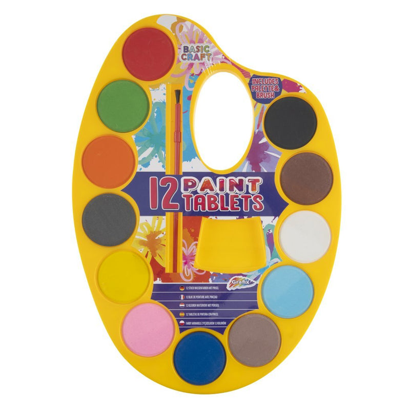 Load image into Gallery viewer, Grafix waterverfpalet, 12 kleuren