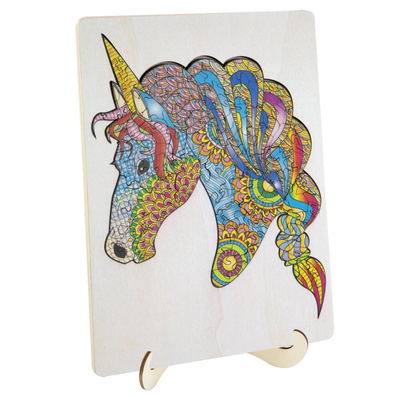 Load image into Gallery viewer, Creative craft group moxy houten puzzel eenhoorn 137 stukjes