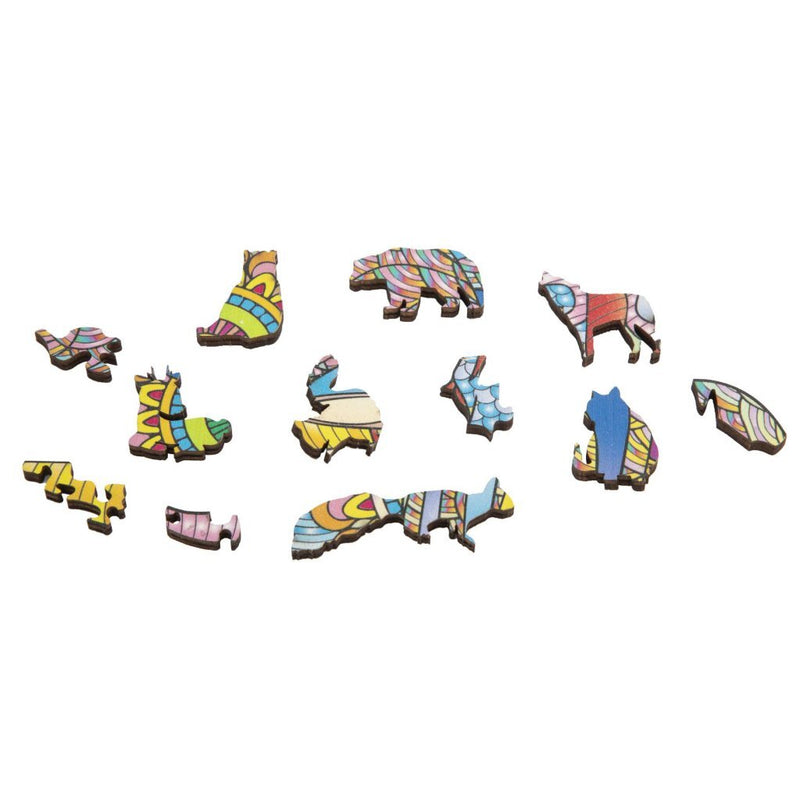 Load image into Gallery viewer, Creative craft group moxy houten puzzel eenhoorn 137 stukjes