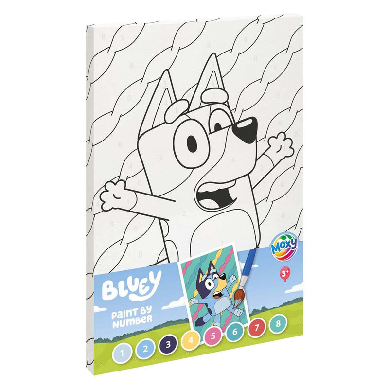 Load image into Gallery viewer, Moxy bluey schilderen op nummer canvas