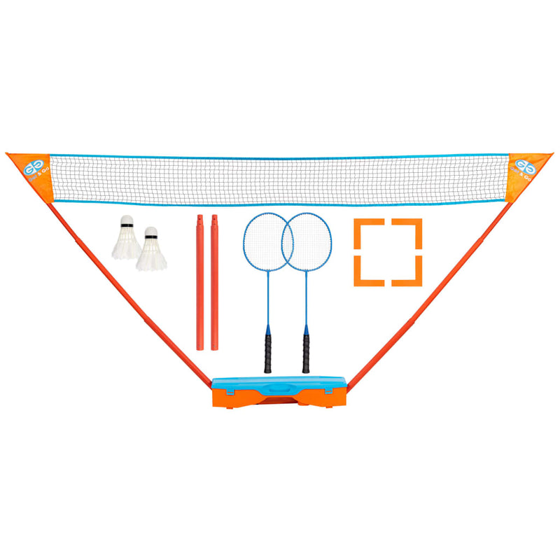 Load image into Gallery viewer, Get Go Get Go Instant Badmintonspeelset blauw en oranje