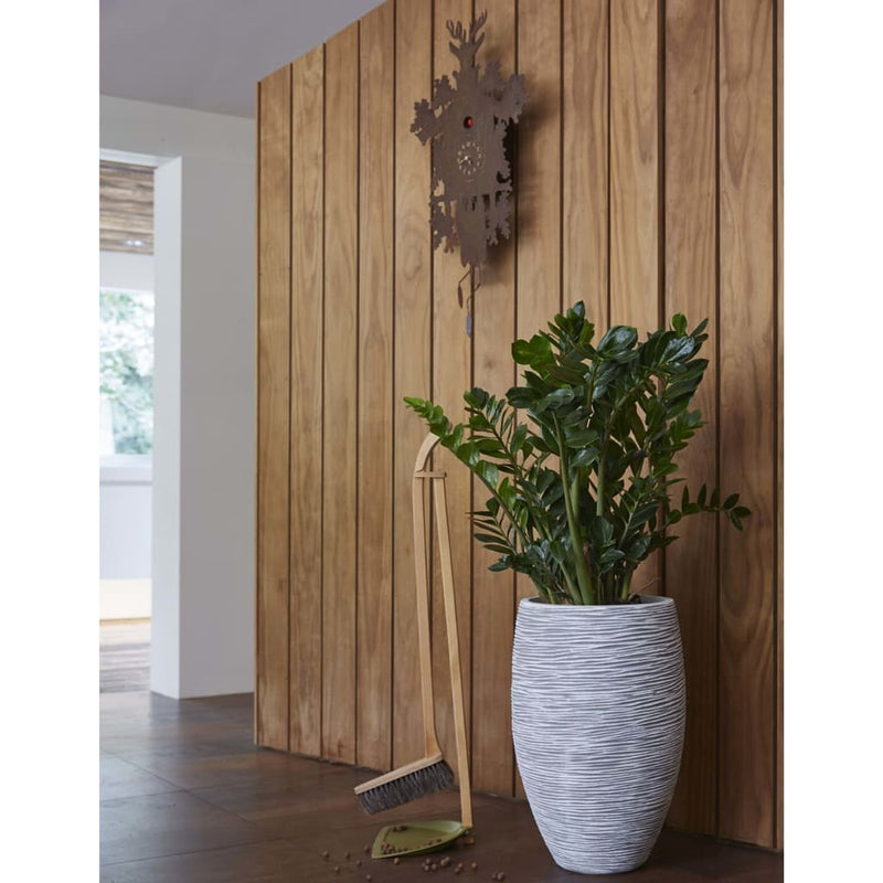 Load image into Gallery viewer, Capi bloempot nature rib elegant deluxe 45x72 cm ivoorkleurig