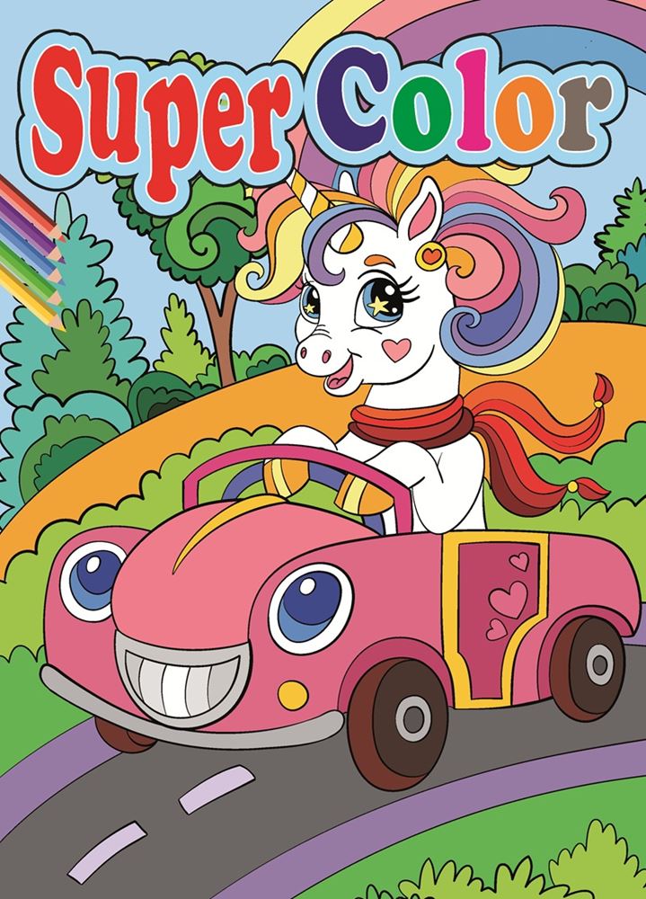 Load image into Gallery viewer, Boek specials nederland bv super kleurboek a4, 192 pag 4 ass (12 st