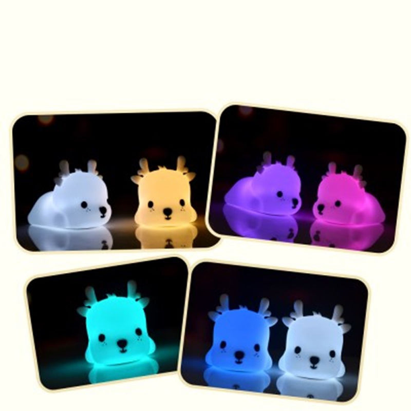 Load image into Gallery viewer, Nachtlamp silicone hertje. 1+