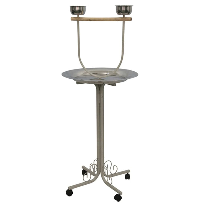 Load image into Gallery viewer, Strong papegaaienspeelplaats amy 55x55x135 cm zilvergrijs 99048