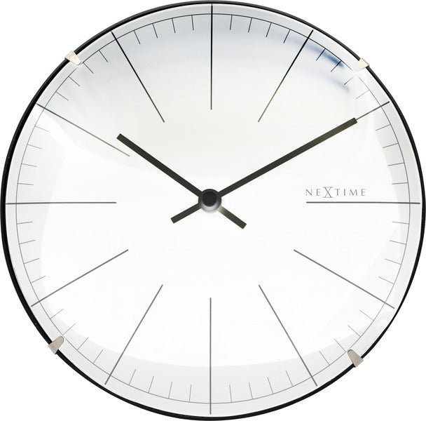 Load image into Gallery viewer, Nextime ne-3506wi wandklok big stripe ø20 glas wit