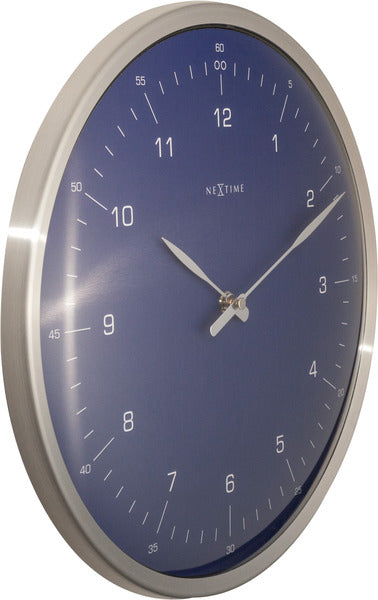 Load image into Gallery viewer, Nextime ne-3243bl wandklok 60 minutes ø33 metaal blauw