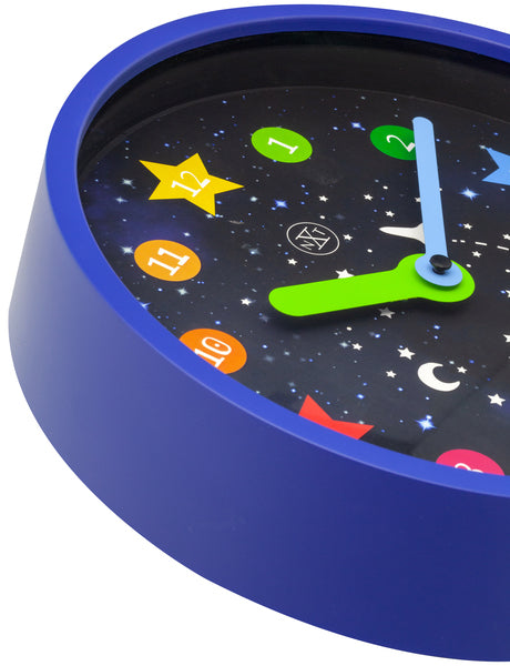 Load image into Gallery viewer, Nextime nx-7356 wandklok nxt apollo dia 30cm kunststof blauw