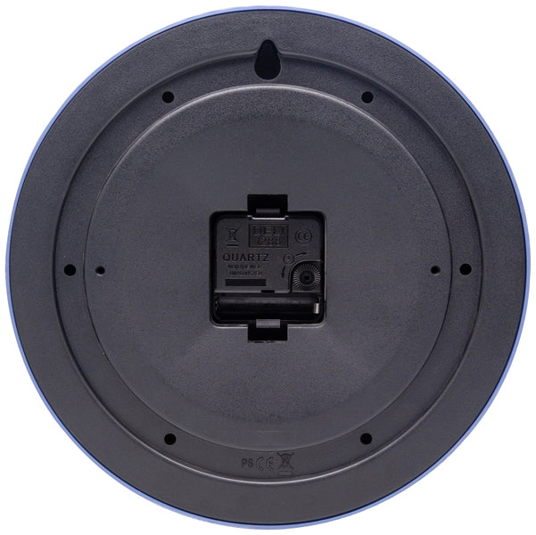 Load image into Gallery viewer, Nextime nx-7356 wandklok nxt apollo dia 30cm kunststof blauw