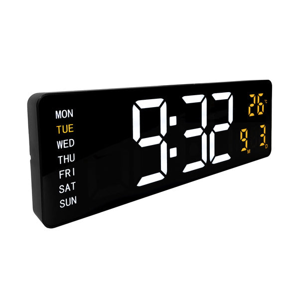 Afbeelding laden in galerijviewer, Nextime ne-3322 wandklok super digi 38,8x12,9 cm