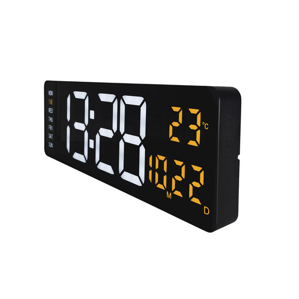 Afbeelding laden in galerijviewer, Nextime ne-3322 wandklok super digi 38,8x12,9 cm