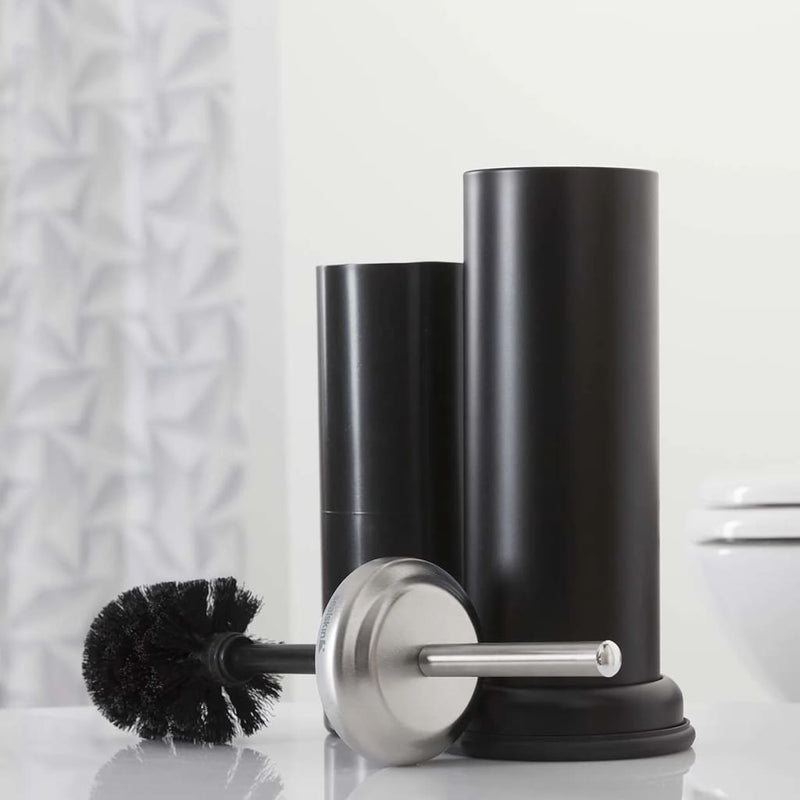 Load image into Gallery viewer, Sealskin toiletborstel met houder acero zwart 361730519