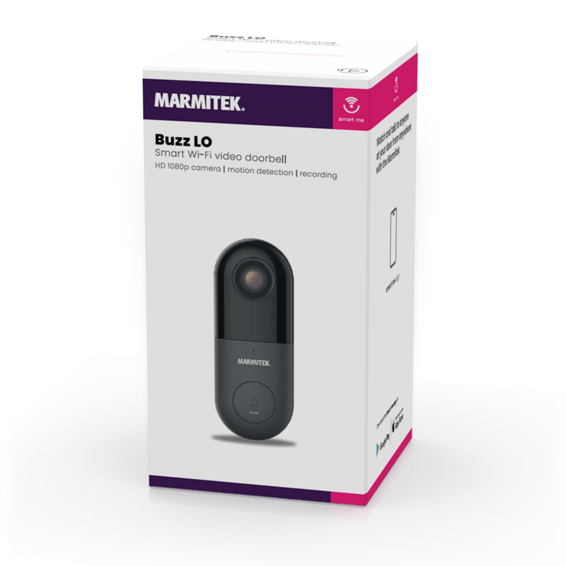Load image into Gallery viewer, Marmitek smart wifi video deurbel 1080p