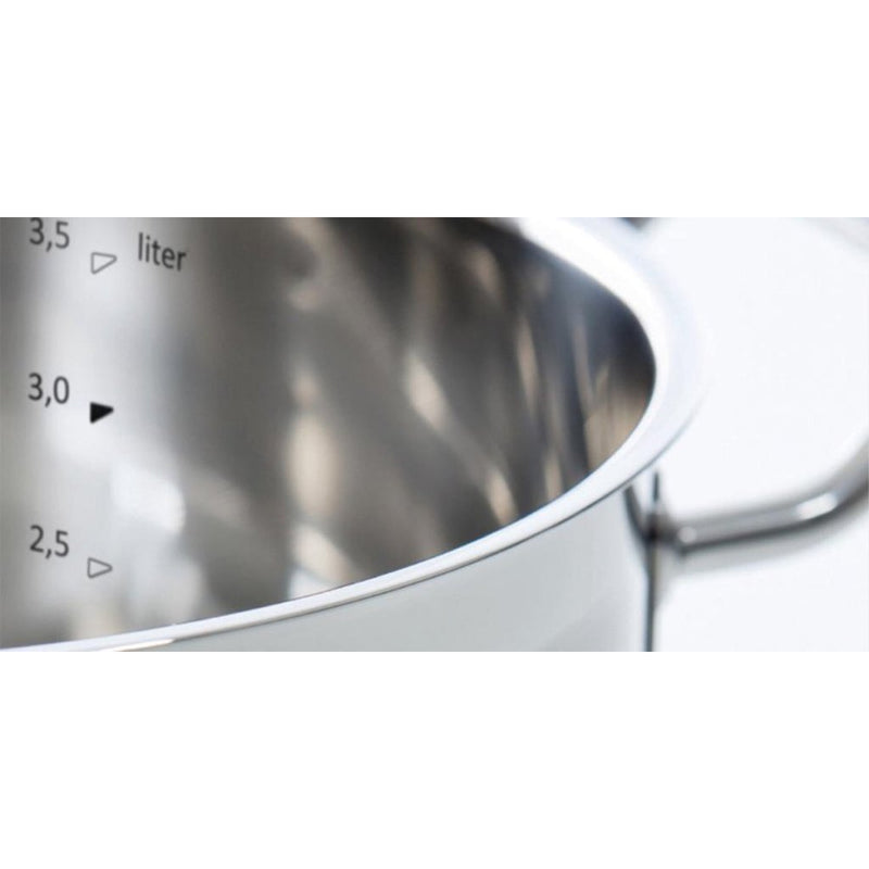 Load image into Gallery viewer, Bk precision pannenset 4-delig rvs glas zilver