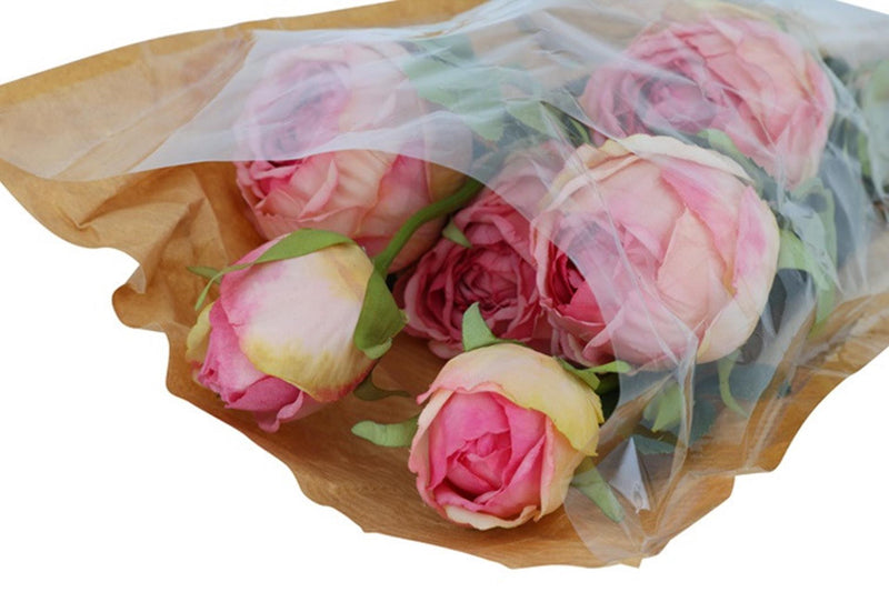 Afbeelding laden in galerijviewer, Countryfield kunst boeket rosa belle larissa d.roze 20x20xh55cm