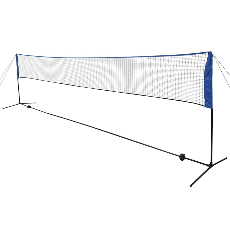 Load image into Gallery viewer, Vidaxl badmintonnet met shuttles 600 x 155 cm