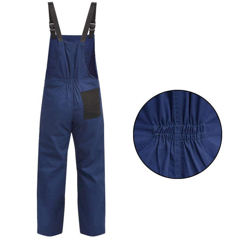 Load image into Gallery viewer, VidaXL Mannen tuinbroek maat M blauw