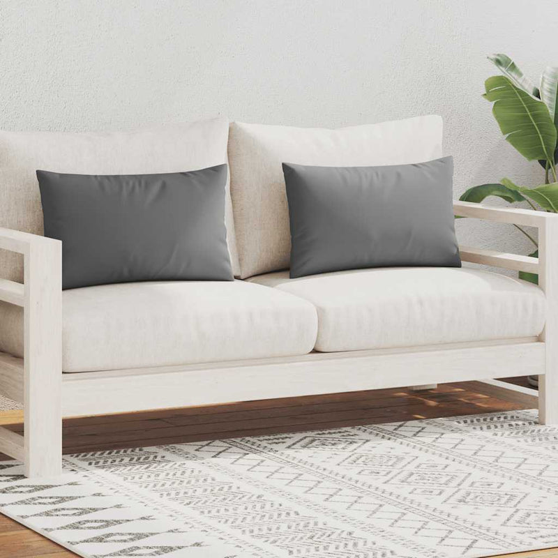 Load image into Gallery viewer, Vidaxl buitenkussens 60x40 cm grijs 2 st