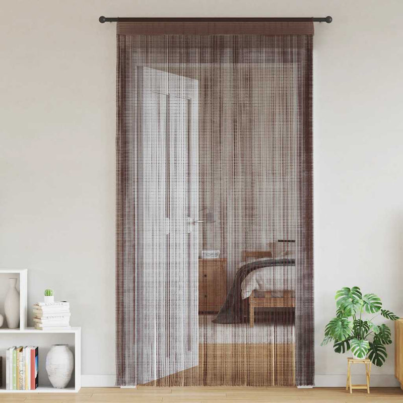 Load image into Gallery viewer, Vidaxl draadgordijnen 140x250 cm bruin 2 st