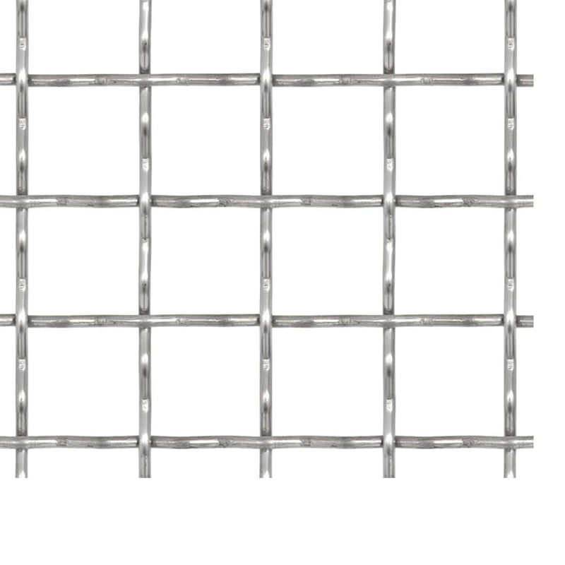Load image into Gallery viewer, Vidaxl draadhek geweven gaas 100x85 cm 11x11x2 mm roestvrij staal