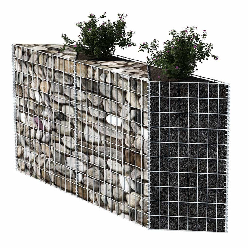 Load image into Gallery viewer, VidaXL Gabion mand 120x30x100 cm gegalvaniseerd staal