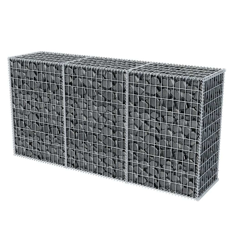 Load image into Gallery viewer, Vidaxl gabion mand 200x50x100 cm gegalvaniseerd staal