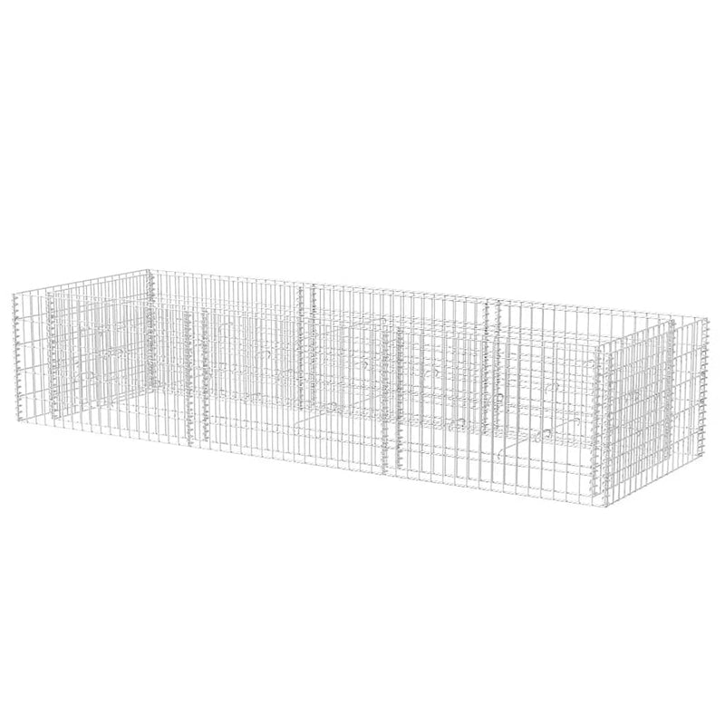 Load image into Gallery viewer, Vidaxl gabion plantenbak verhoogd 270x90x50 cm staal