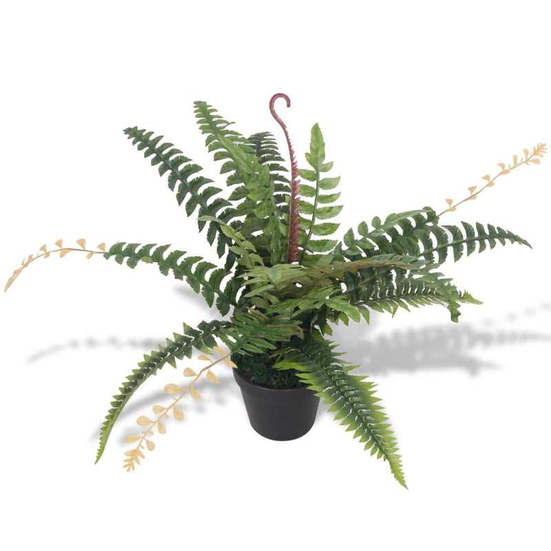Load image into Gallery viewer, Vidaxl kunst varen plant met pot 50 cm groen