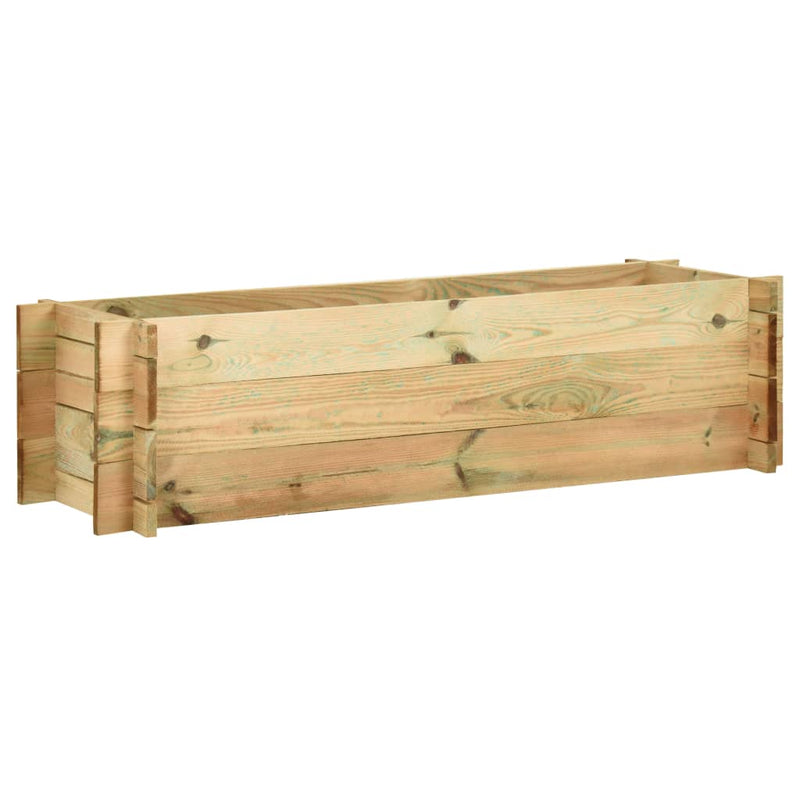 Load image into Gallery viewer, VidaXL Plantenbak 120 cm geïmpregneerd grenenhout