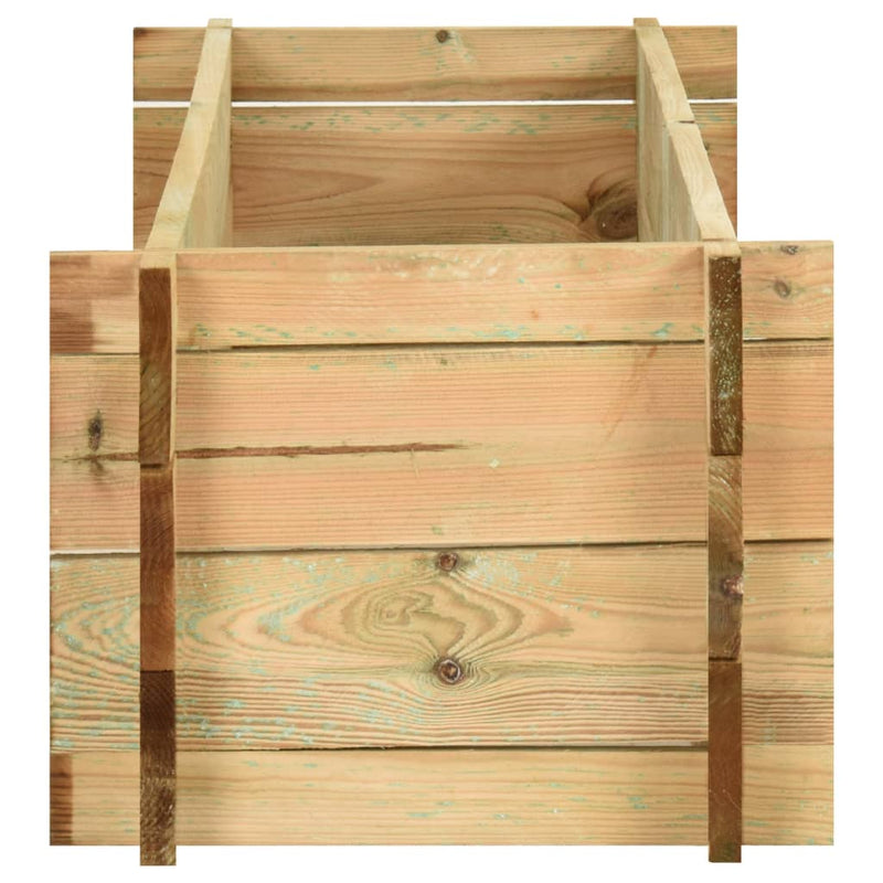 Load image into Gallery viewer, VidaXL Plantenbak 120 cm geïmpregneerd grenenhout