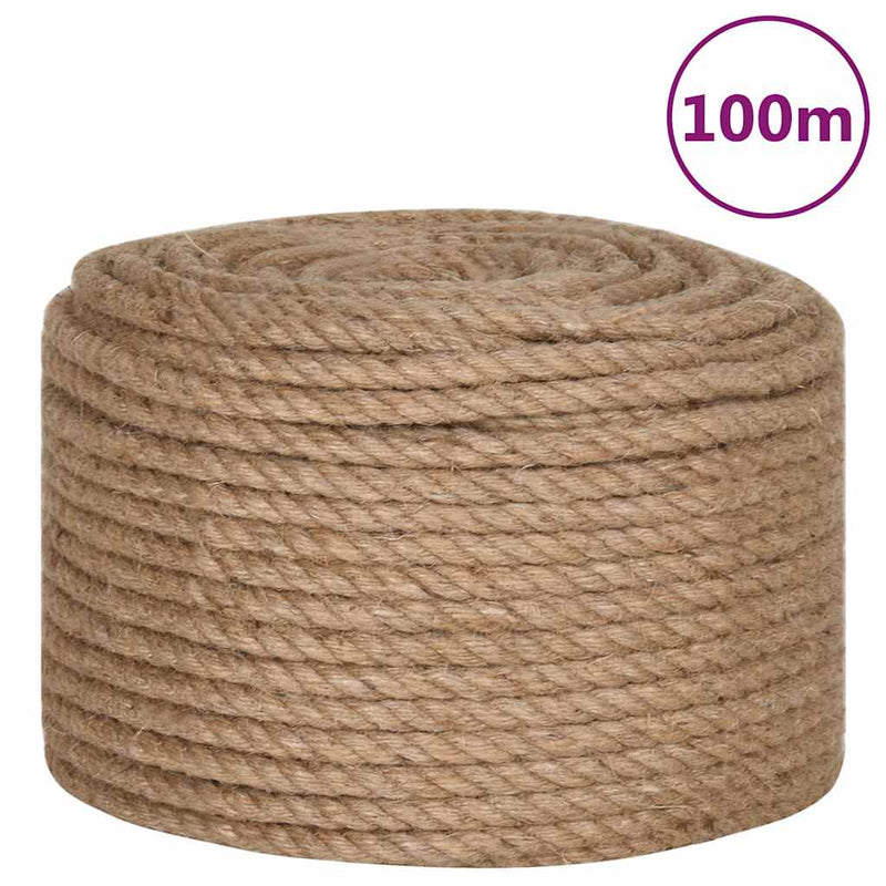 Load image into Gallery viewer, Vidaxl touw 100% jute 10 mm 100 m