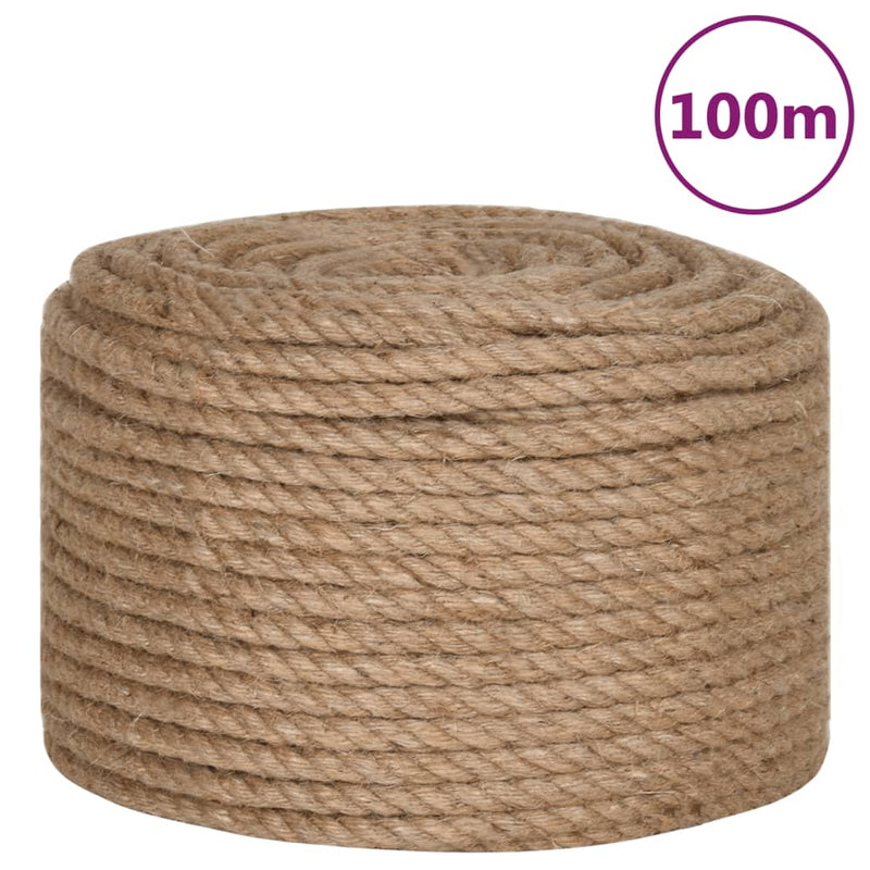 Load image into Gallery viewer, Vidaxl touw 100% jute 12 mm 100 m
