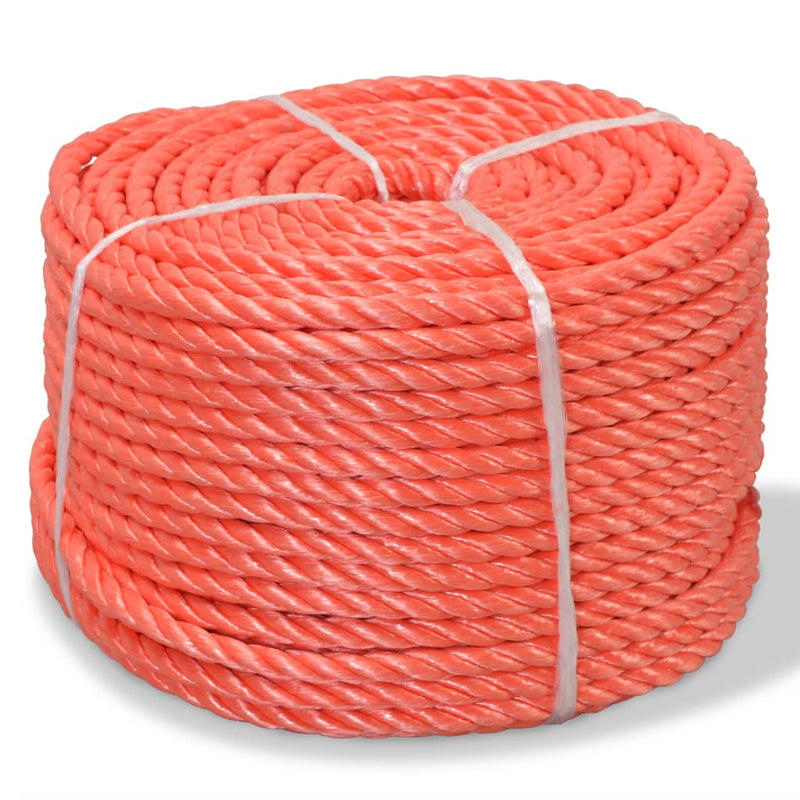 Load image into Gallery viewer, VidaXL Touw gedraaid 6 mm 200 m polypropyleen oranje