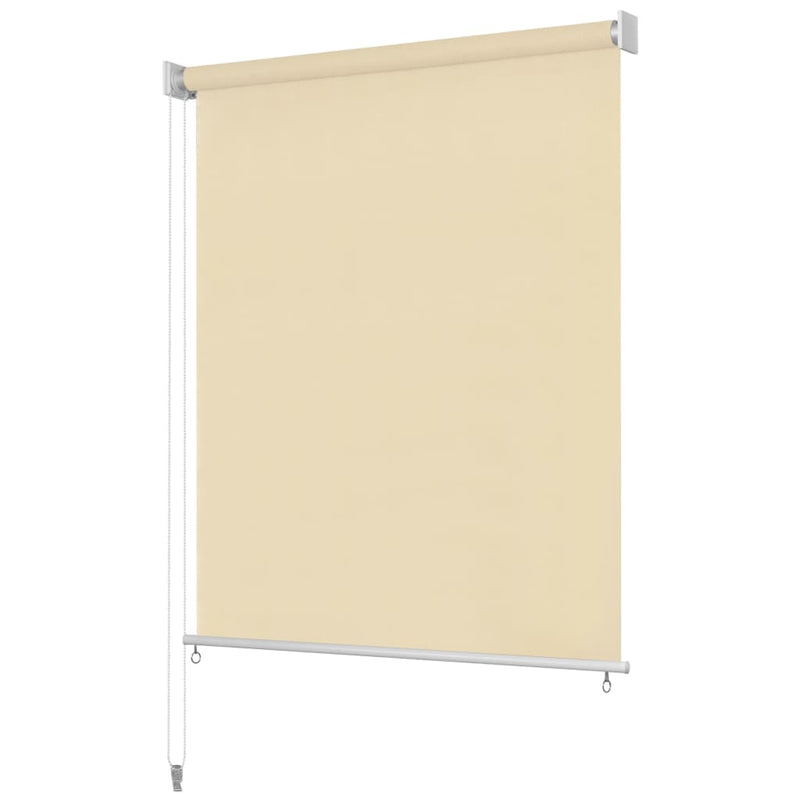 Load image into Gallery viewer, Vidaxl rolgordijn voor buiten 220x140 cm crème