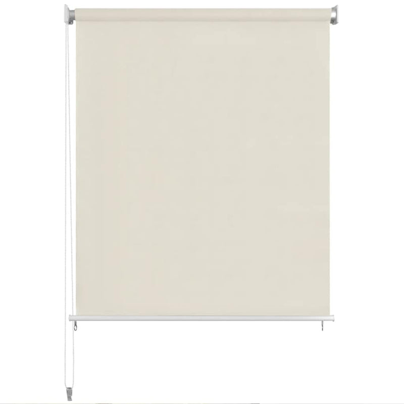 Load image into Gallery viewer, Vidaxl rolgordijn voor buiten 220x140 cm crème