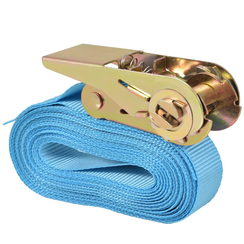 Load image into Gallery viewer, Vidaxl spanbanden 0,8 ton 4mx25mm blauw 10 st