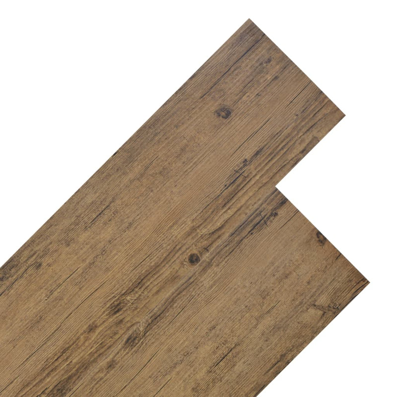 Load image into Gallery viewer, Vidaxl vloerplanken niet-zelfklevend 5,26 m² 2 mm pvc walnootbruin