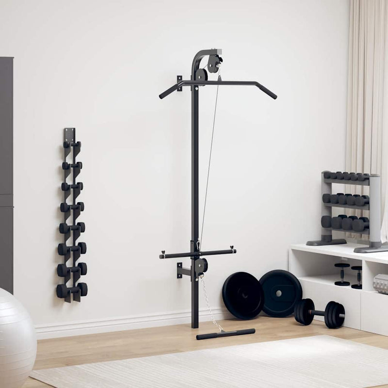 Load image into Gallery viewer, Vidaxl home gym met 2 katrollen wandgemonteerd