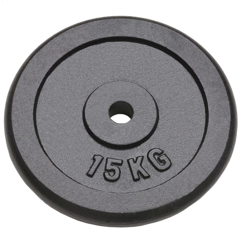 Load image into Gallery viewer, VidaXL Halterschijven 2 st 2x15 kg gietijzer