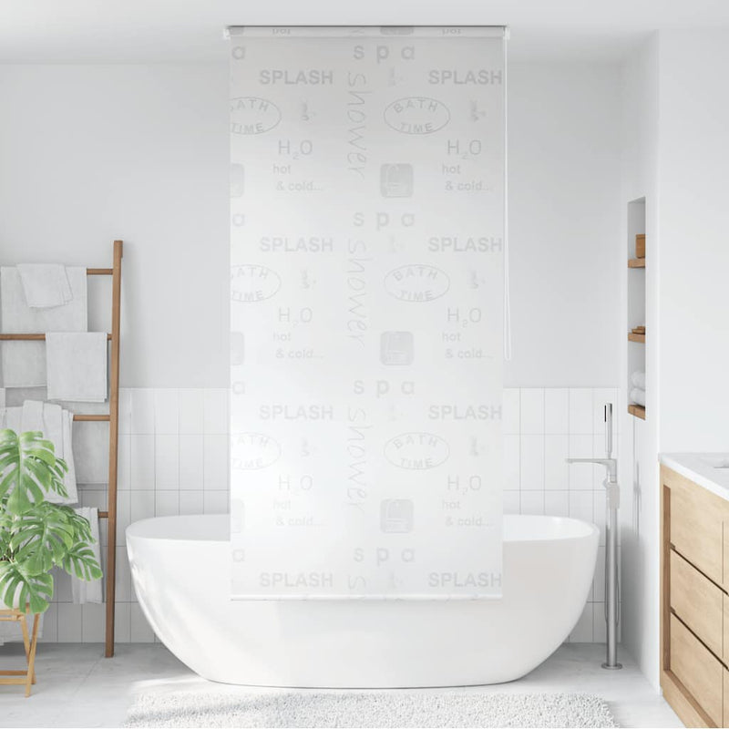 Load image into Gallery viewer, Vidaxl rolgordijn voor douche 80x240 cm splash
