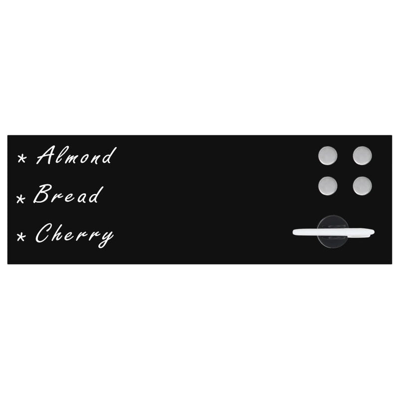 Load image into Gallery viewer, Vidaxl schoolbord voor aan de wand magnetisch 60x20 cm glas
