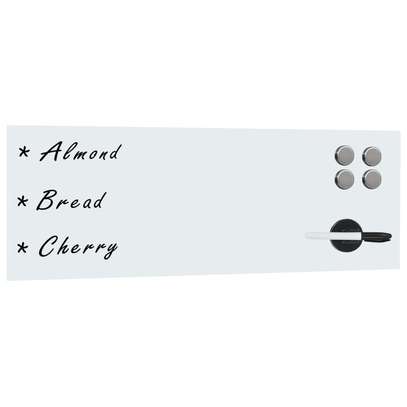 Load image into Gallery viewer, Vidaxl whiteboard voor aan de wand magnetisch 60x20 cm glas