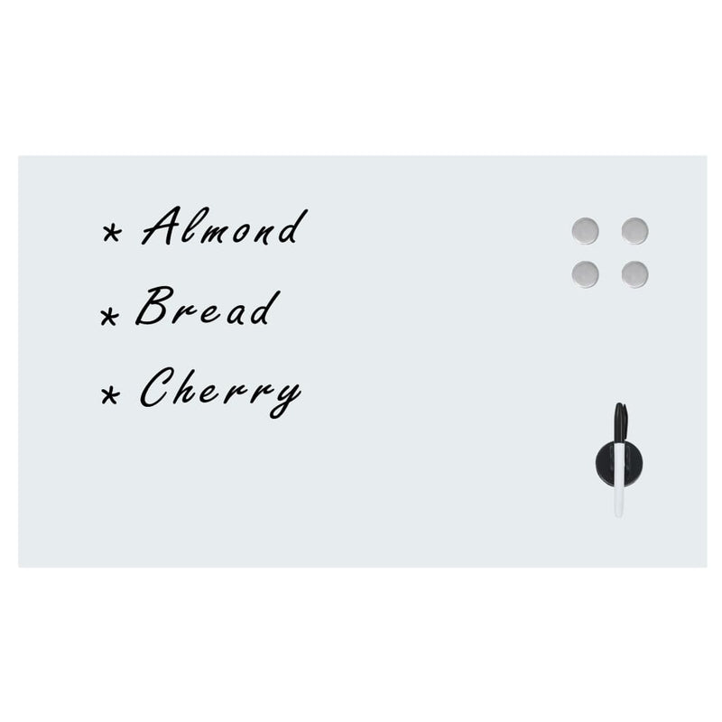 Load image into Gallery viewer, Vidaxl whiteboard voor aan de wand magnetisch 100x60 cm glas