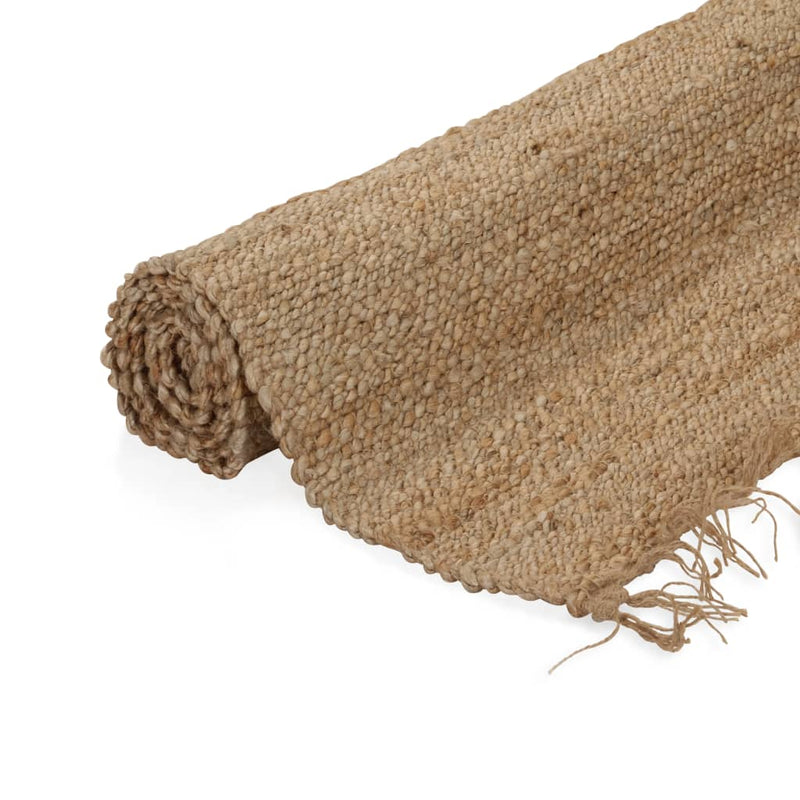 Load image into Gallery viewer, Vidaxl vloerkleed 120x180 cm handgeweven jute natuurlijk